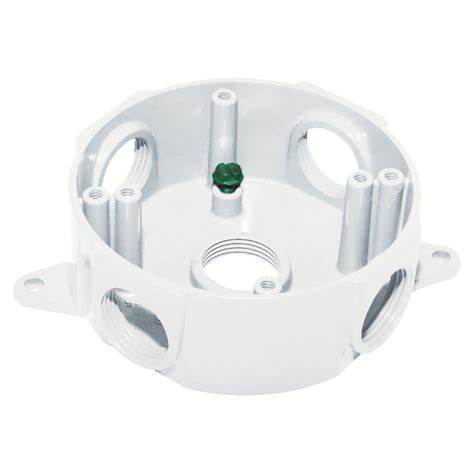 5 inch round junction box|surface mount electrical box round.